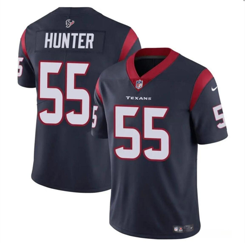 Men's Navy Houston Texans #55 Danielle Hunter Vapor Untouchable Stitched Football Jersey